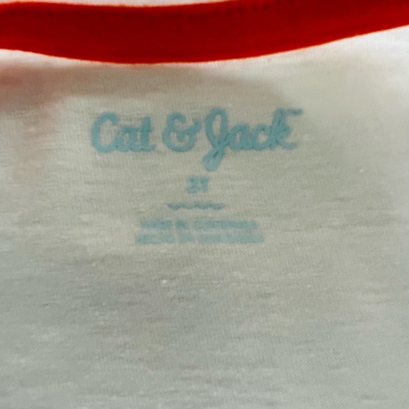 Cat & Jack Toddler Girls Halloween Candy Heart Short Sleeve Tee Size 3T - Picture 4 of 5